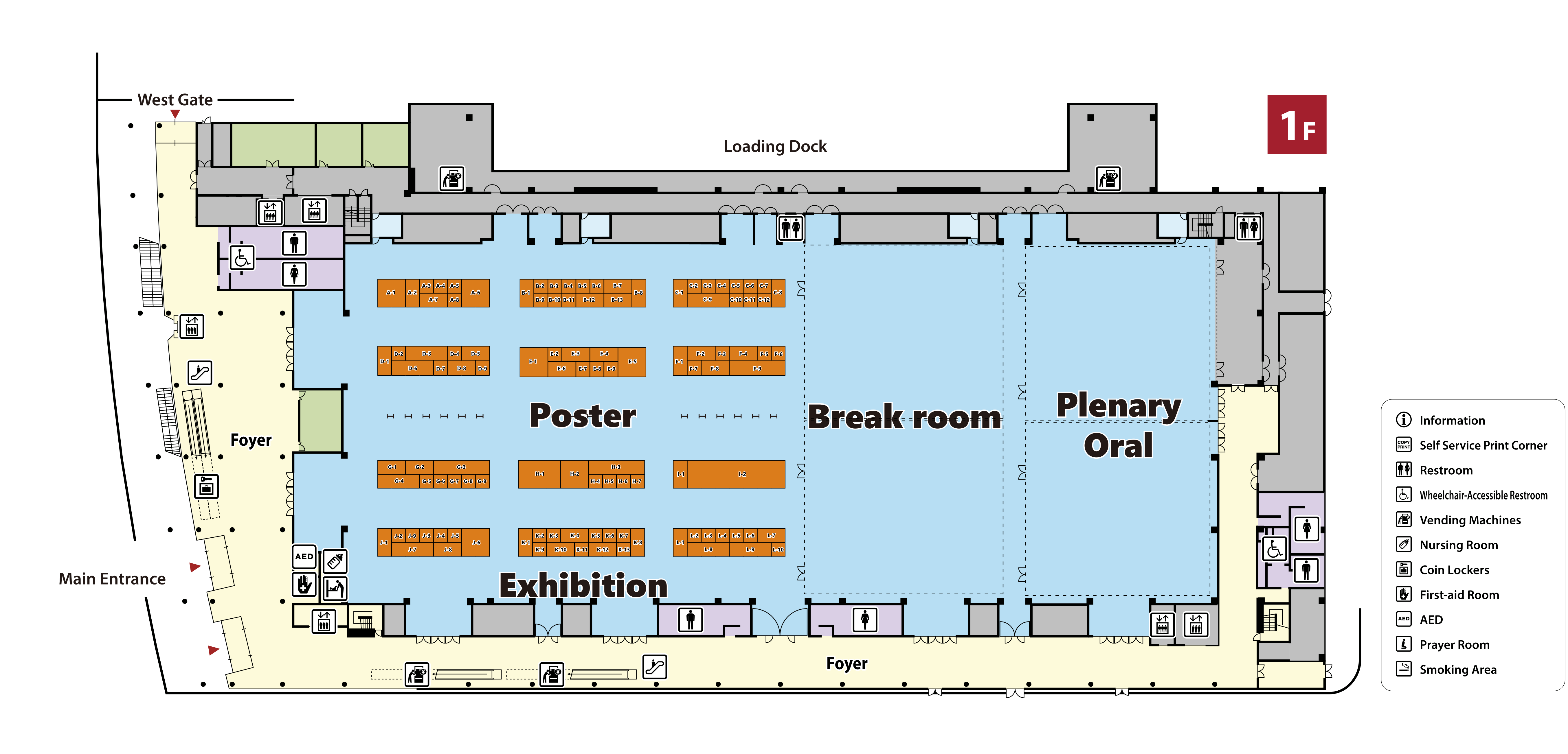 1F Floor Layout